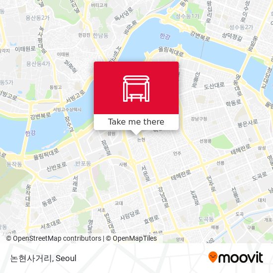 논현사거리 map