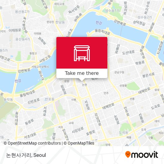 논현사거리 map