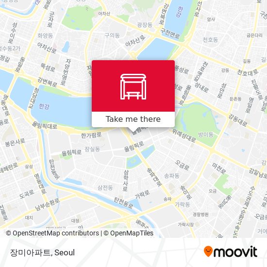 장미아파트 map
