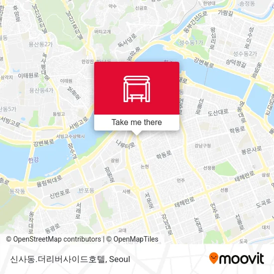 신사동.더리버사이드호텔 map