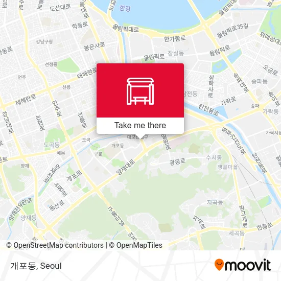 개포동 map