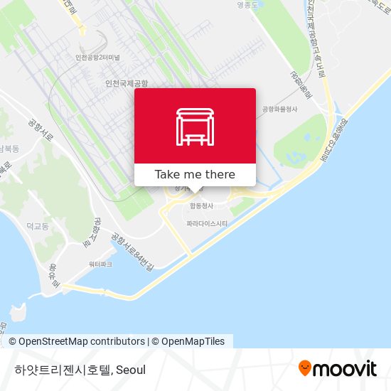 하얏트리젠시호텔 map