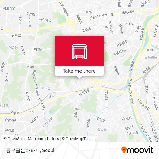 동부골든아파트 map