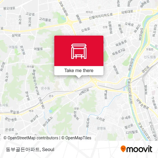 동부골든아파트 map