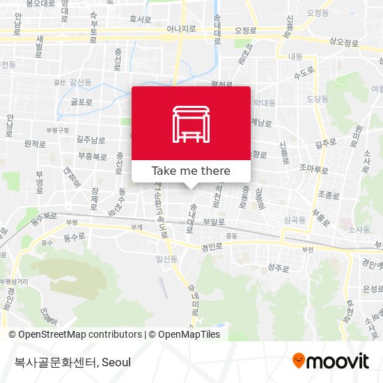 복사골문화센터 map