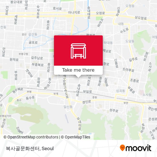 복사골문화센터 map