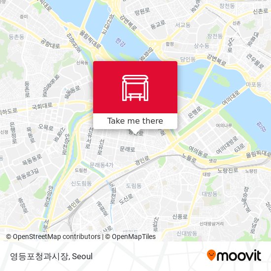 영등포청과시장 map