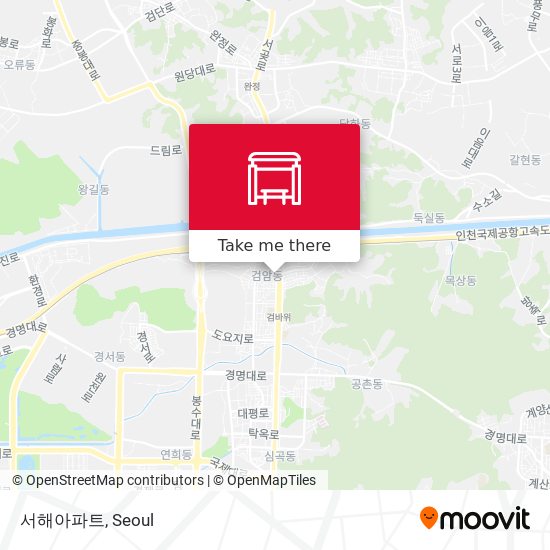 서해아파트 map