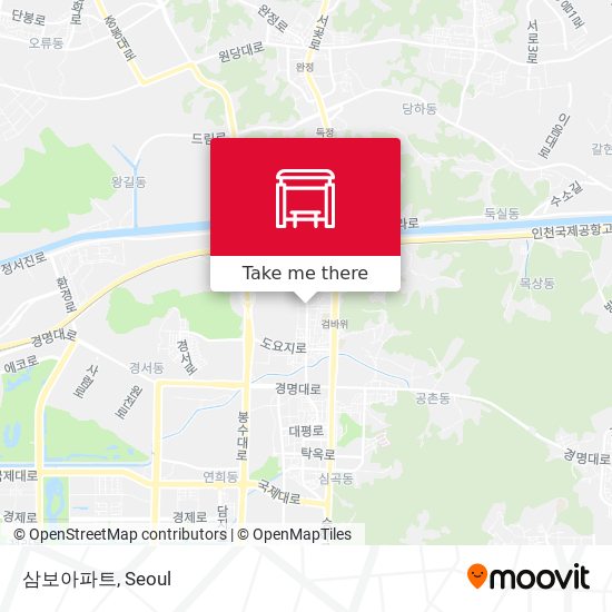 삼보아파트 map