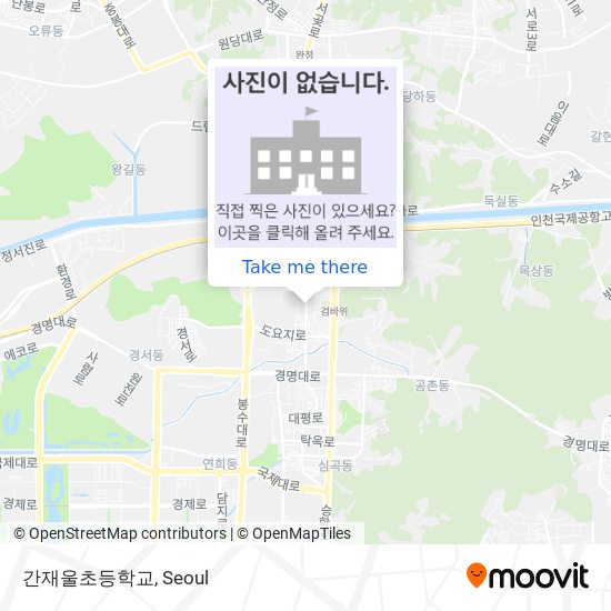 간재울초등학교 map