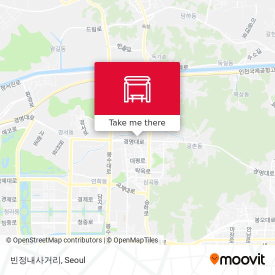 빈정내사거리 map