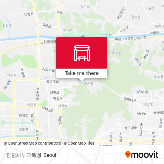인천서부교육청 map