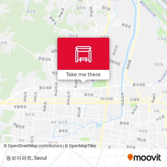 동보아파트 map