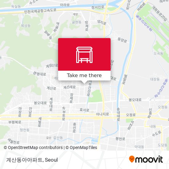 계산동아아파트 map