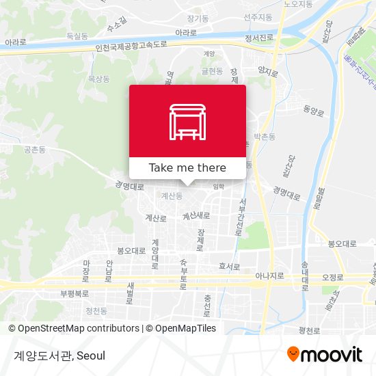 계양도서관 map