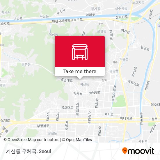 계산동 우체국 map