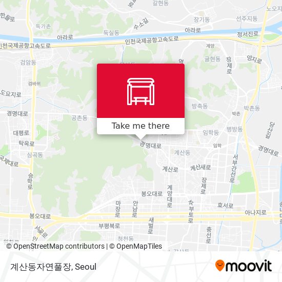 계산동자연풀장 map