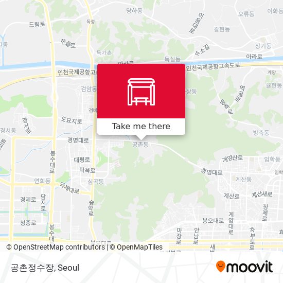 공촌정수장 map