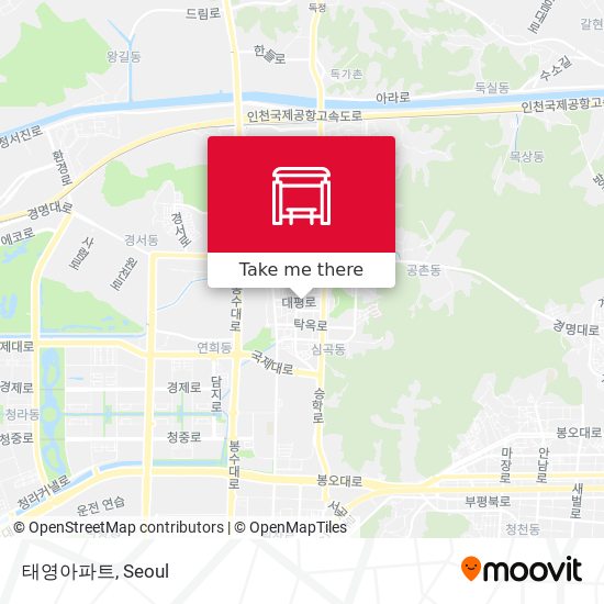 태영아파트 map