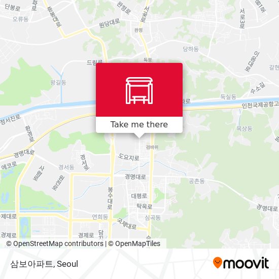 삼보아파트 map