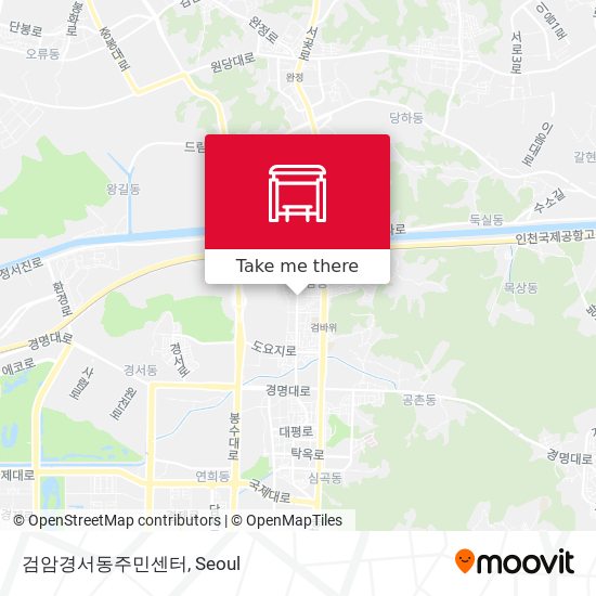 검암경서동주민센터 map