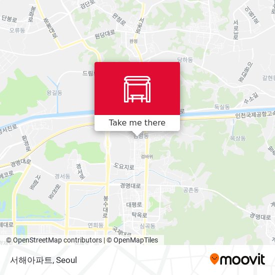 서해아파트 map