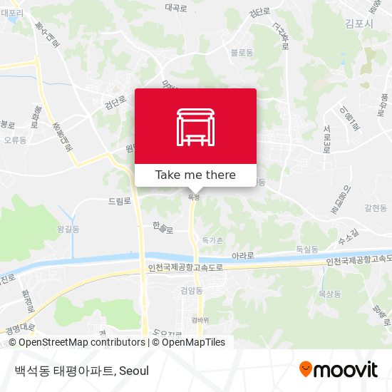 백석동 태평아파트 map