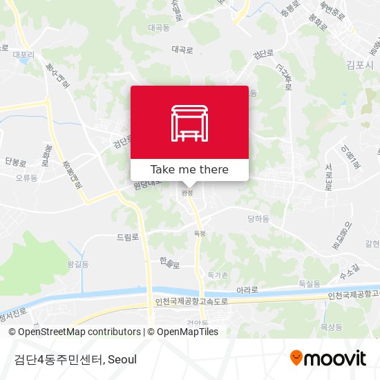 검단4동주민센터 map