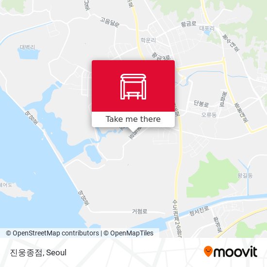 진웅종점 map