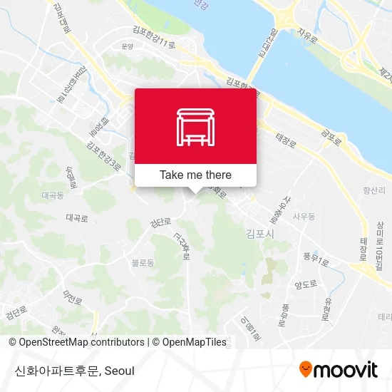 신화아파트후문 map