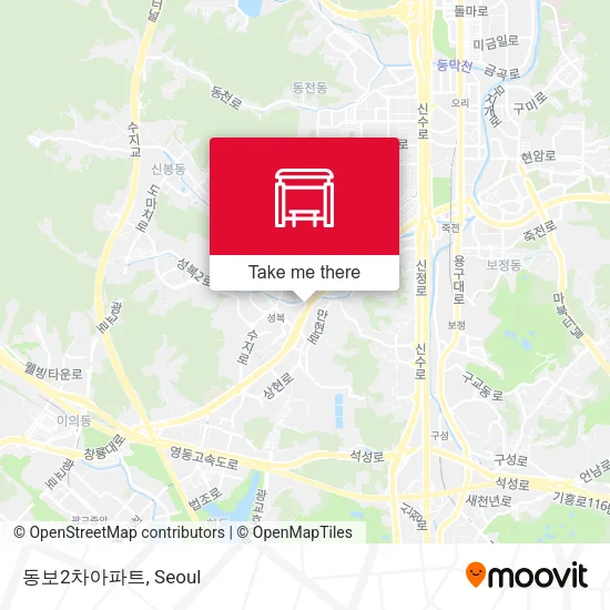동보2차아파트 map