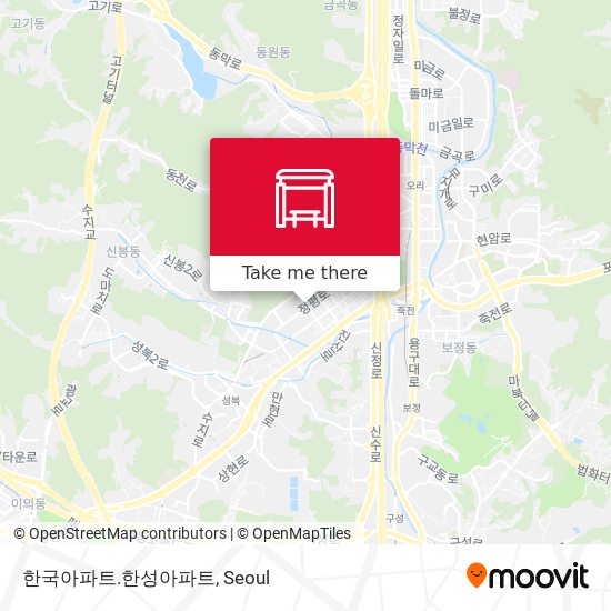 한국아파트.한성아파트 map