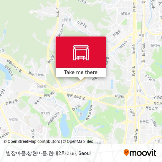 별장마을.상현마을.현대2차아파 map