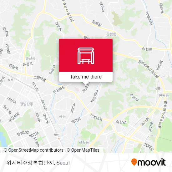 위시티주상복합단지 map