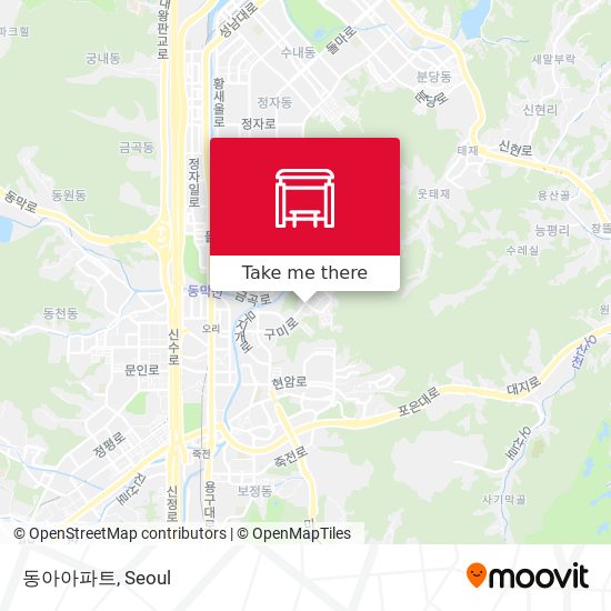 동아아파트 map