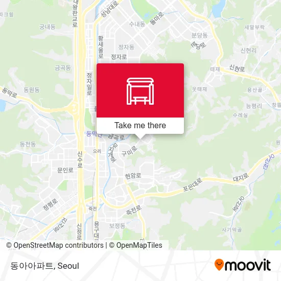 동아아파트 map