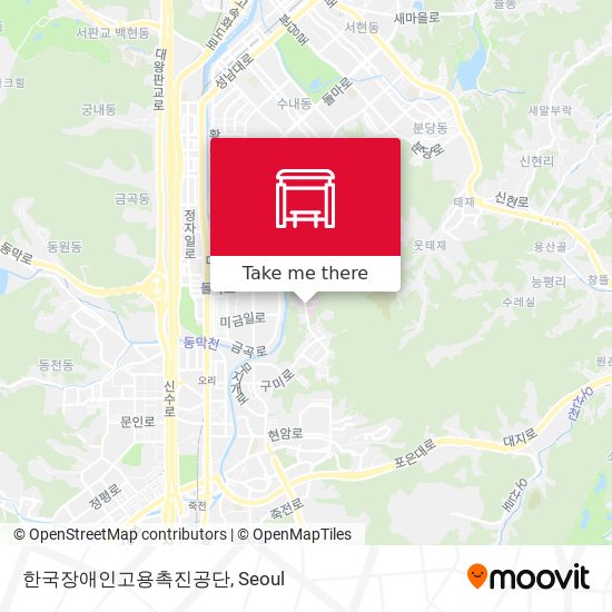 한국장애인고용촉진공단 map