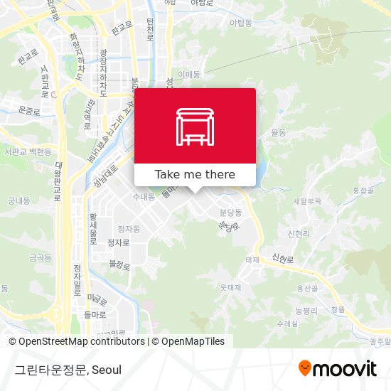 그린타운정문 map