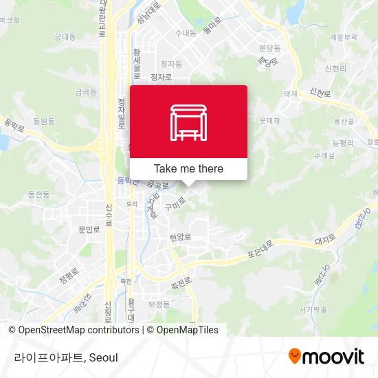 라이프아파트 map