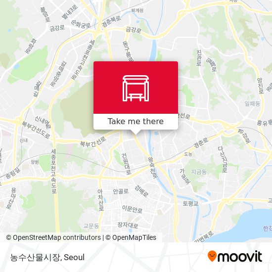 농수산물시장 map