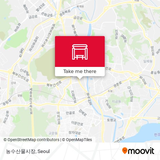 농수산물시장 map