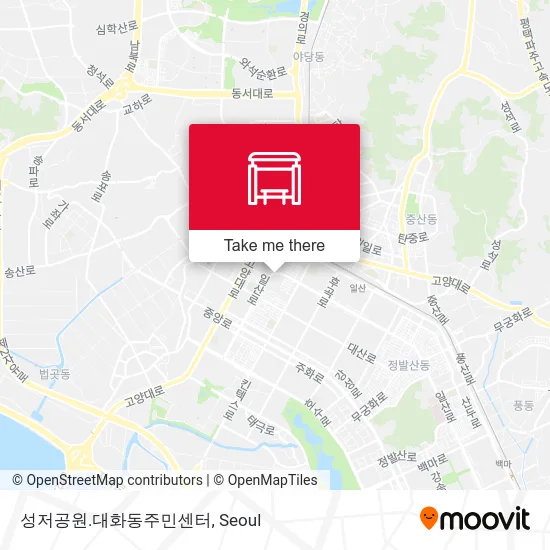 성저공원.대화동주민센터 map