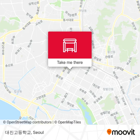 대진고등학교 map