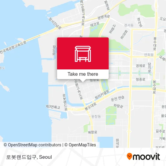 로봇랜드입구 map