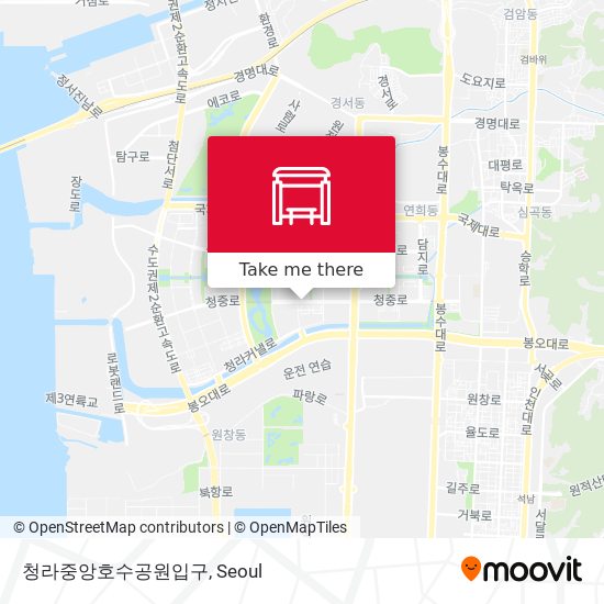청라중앙호수공원입구 map
