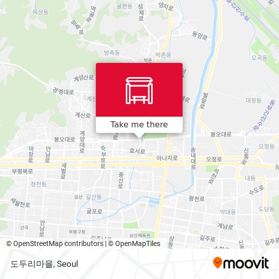 도두리마을 map