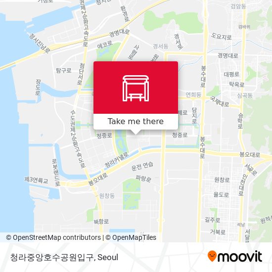 청라중앙호수공원입구 map