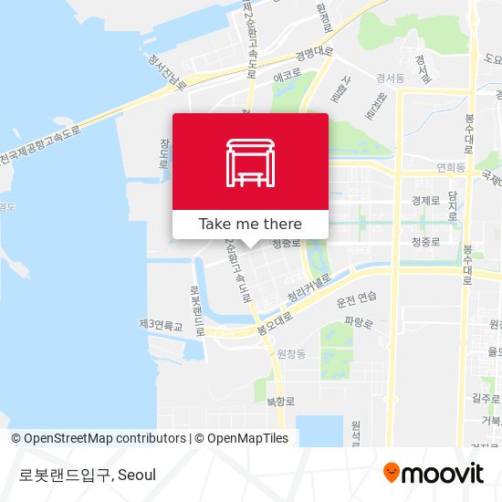 로봇랜드입구 map