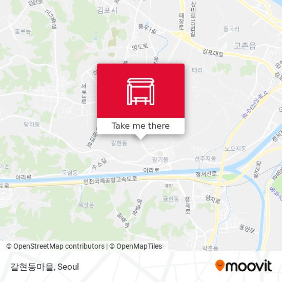 갈현동마을 map