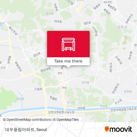 대우풍림아파트 map